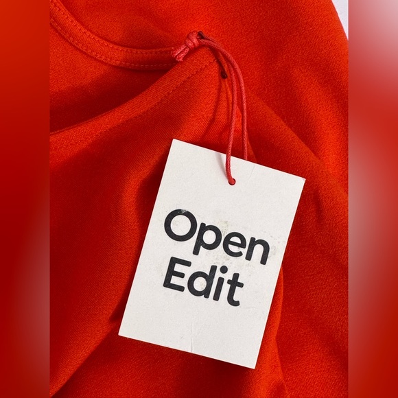 NWT Open Edit Scoop Neck Midi Dress, Size XXS - Picture 8 of 10